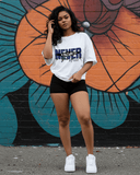 G West Never Give Up Oversized Women's T-Shirt