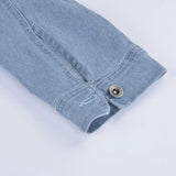 New Incredible Spring Women Sexy Ripped Denim Jackets Vintage Casual Short Jean Jacket Puff Sleeve Winter Female Coat Streetwear
