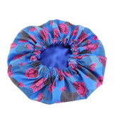 New Stunning Extra Large Satin Lined Bonnet Women Big Size Beauty Print Satin Silk Bonnet Sleep Night Cap Head Cover Bonnet Hat