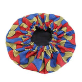 New Stunning Extra Large Satin Lined Bonnet Women Big Size Beauty Print Satin Silk Bonnet Sleep Night Cap Head Cover Bonnet Hat