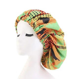 New Stunning Extra Large Satin Lined Bonnet Women Big Size Beauty Print Satin Silk Bonnet Sleep Night Cap Head Cover Bonnet Hat