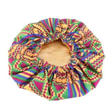 New Stunning Extra Large Satin Lined Bonnet Women Big Size Beauty Print Satin Silk Bonnet Sleep Night Cap Head Cover Bonnet Hat