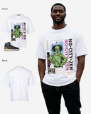 G WEST No City Zen Streetwear Oversized T-Shirt Mens
