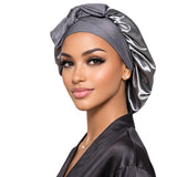 Satin Hair Bonnet for Sleeping – Adjustable Stretch Tie