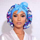 Satin Hair Bonnet for Sleeping – Adjustable Stretch Tie