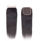 Rio Straight Human Hair Closure 4x4 Natural Black, 20 in