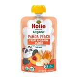 Holle Organic Panda Peach - Fruit & Grain Purée Pouches
