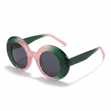 Daring Plastic Round Sunglasses