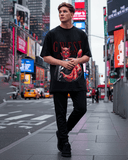 G West Playing With Fire Oversized T-Shirt Mens