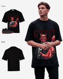 G West Playing With Fire Oversized T-Shirt Mens