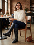 Alfani Womens Kallumm Almond Toe Knee High Fashion Boots, Size 5.5