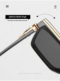 Retro Aviator Square Classic Alloy Frame glasses Classic Sunglasses For Male  Square Shape Sunglasses For Female HD Polarized UV400 Protection Sunglasses