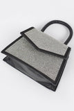 Rhinestone Top Handle Crossbody Bag