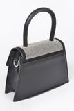 Rhinestone Top Handle Crossbody Bag