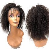 Rio Bohemian Human Hair Lace Front Wig Natural Black - Choose Size
