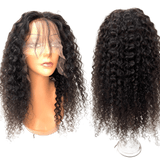 Rio Bohemian Human Hair Lace Front Wig Natural Black - Choose Size