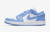 Nike Women'S Air Jordan 1 Low Shoes UNC University Blue White AO9944-441 NEW