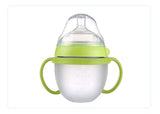 Silicone Baby Bottle with Wide Neck and Anti-Colic Design - BAGE21810014
