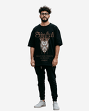 G West Sinful Oversized T-Shirt Mens