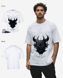 G West Skull and Thorns Oversized T-Shirt Mens