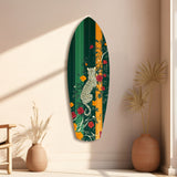Tiger in the Jungle Glass Wall Art