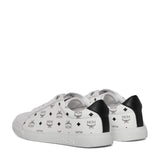 Mcm Men Printed Canvas Terrain Sneakers