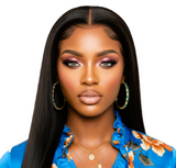 Chocolate Brown HD Transparent Lace 24' Frontal Glueless Wigs Natural Deep Wave Human Hair Wigs