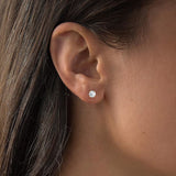 3.00 CTW AGI-Certified Lab-Grown Diamond Stud Earrings in solid 14K Gold – G Color, VS Clarity
