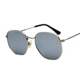 Stylish Small Round Polarized Sunglasses for Men Women Sunglasses For Hexagon Shape Sunglasses New Women Sunglasses In Metal Colorful Frame Glasses Eyewear For Men Women