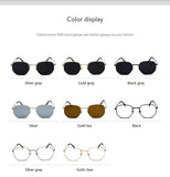 Stylish Small Round Polarized Sunglasses for Men Women Sunglasses For Hexagon Shape Sunglasses New Women Sunglasses In Metal Colorful Frame Glasses Eyewear For Men Women