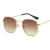 Stylish Small Round Polarized Sunglasses for Men Women Sunglasses For Hexagon Shape Sunglasses New Women Sunglasses In Metal Colorful Frame Glasses Eyewear For Men Women