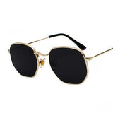 Stylish Small Round Polarized Sunglasses for Men Women Sunglasses For Hexagon Shape Sunglasses New Women Sunglasses In Metal Colorful Frame Glasses Eyewear For Men Women