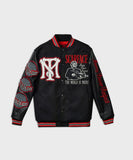Scarface Vegan Leather Varsity Jacket