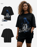 G West The Reaper's Oversized Women's T-Shirt