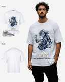 G West Thunderous Men's Oversized T-Shirt