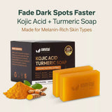 Turmeric Kojic Soap for Dark Spots & Even Tone (2-Pack)
