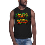 Hustle Hard, Stay Humble Graphic Muscle Tank