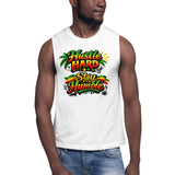 Hustle Hard, Stay Humble Graphic Muscle Tank
