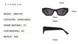 Vintage Style Retro Style Women Sunglasses New Irregular Glasses For Women  Eyewear For Women Sunglasses Women Men Vintage Square Glasses