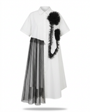 Audacious Mesh Layered Maxi Dress