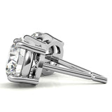 0.50 CTW AGI Certified Lab Grown Diamond (G-VS)  Stud Earrings in Choice Of 14K White or Yellow Gold