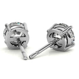 1.50 CTW Lab Grown Diamond Round Stud Earrings in 14K Solid Gold – G/VS Certified