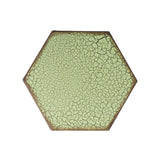 Galore 14" Side Table with Sunburst Cut Out Design