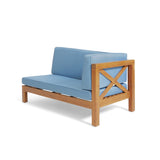 Brava X-Back Right Corner Bench of Set 2