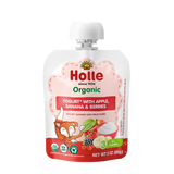 Holle Organic Apple, Banana & Berries Yogurt Pouches