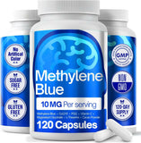 Methylene Blue Capsules - Natural Cacao and Vitamin C Ester for Added Support, Cognitive-Supplement