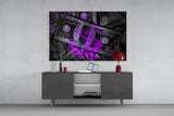 Dollars Glass Wall Art