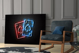 Ace and Sinister Clown Glass Wall Art