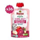Holle Organic Zebra Beet - Fruit & Veggie Purée Pouches